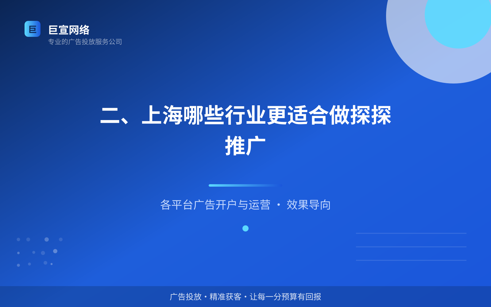 二、上海哪些行业更适合做探探推广(费用与预算参考) 二、上海哪些行业更适合做探探推广(费用与预算参考)